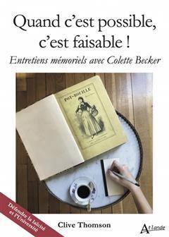 [预订]Quand c’est possible, c’est faisable ! : entretiens mémoriels avec Colette Becker : défendre l 9782350308715