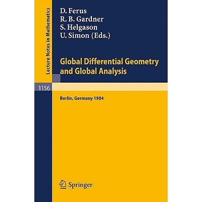预订 Global Differential Geometry and Global Analysis 1984 Proceedings of a Conference Held in Berlin, June 10-14, 1984