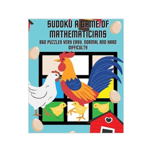 [预订]Sudoku A Game of Mathematicians 960 Puzzles Very Easy, Normal and Hard Difficulty 9781088106457