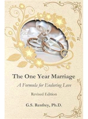 预订 The One Year Marriage: A Formula for Enduring Love: 9780992169909
