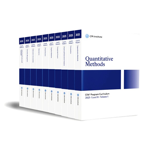 预订 2025 Cfa Program Curriculum Level Ii Box Set 2025 CFA 课程课程 II 级盒装: 9781961409200