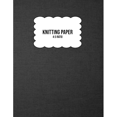 预订 Knitting Paper: Grid Rectangle Shape For Better Stitches Chart Pattern Design And Planning - 4:5 Ratio - Grey Woven