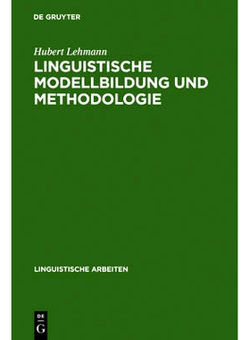 预订 Linguistische Modellbildung und Methodologie: 9783484101845
