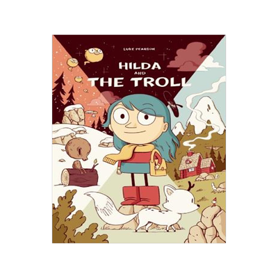 现货 英文原版 蓝发女孩希尔达1：希尔达与山怪 Netflix动画原著漫画 Hilda and the Troll (Hildafolk) Luke Pearson