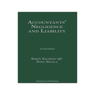 [预订]Accountants’ Negligence and Liability 9781526512451