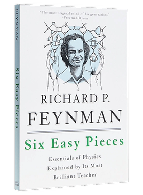 现货 英文原版 费曼讲物理：入门 Six Easy Pieces: Essentials of Physics Explained by Its Most Brilliant Teacher平装版
