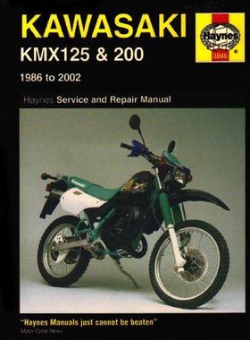 [预订]Kawasaki KMX125 & 200 (86 - 02) Haynes Repair Manual 9781859609880
