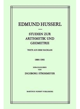 预订 Studien zur Arithmetik und Geometrie: Texte Aus Dem Nachlass (1886–1901): 9789400967748