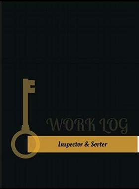 【预售】Inspector & Sorter Work Log: Work Jo...