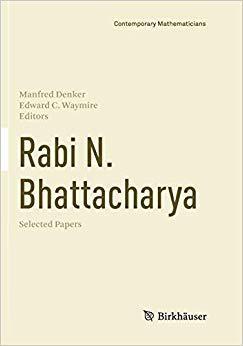 【预售】Rabi N. Bhattacharya: Selected Paper...