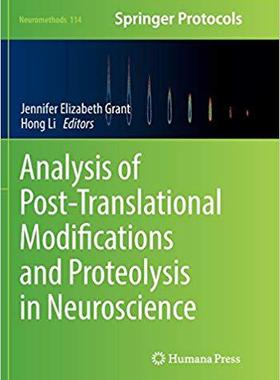 【预售】Analysis of Post-Translational Modif...