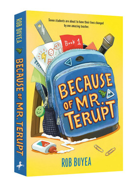 现货 英文原版 Because of Mr. Terupt 都怪特鲁普先生 儿童读物