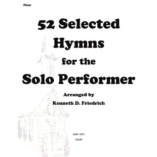 Solo 9781500814373 Selected version flute Performer the for Hymns 预订