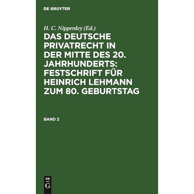 预订 Dt. Privatrecht Jh. Bd 2 (Nipperdey) Dpmzj: 9783111229751
