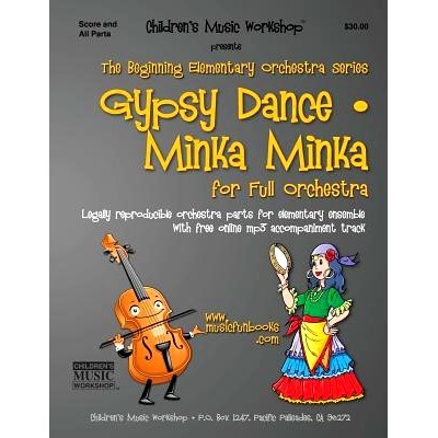 预订 Gypsy Dance / Minka Minka: Legally reproducible orchestra parts for elementary ensemble with free online mp3 accomp