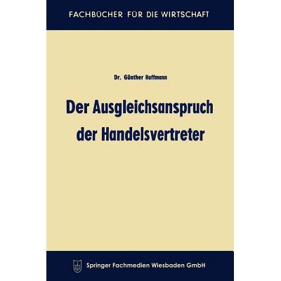 预订 Der Ausgleichsanspruch der Handelsvertreter: 9783663127093