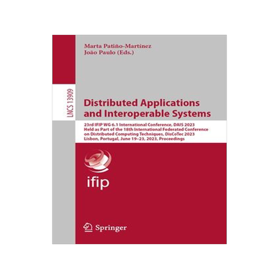 [预订]Distributed Applications and Interoperable Systems 9783031352591