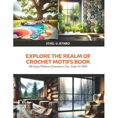 预订 Explore the Realm of Crochet Motifs Book: 48 Unique Patterns Unraveled in One Guide for 2024: 9798326989642