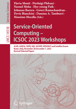 预订 Service-Oriented Computing – ICSOC 2023 Workshops