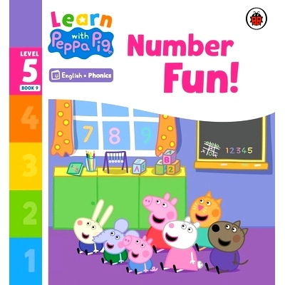 预订 Learn with Peppa Phonics Level 5 Book 9 - Number Fun! (Phonics Reader): 9780241577165