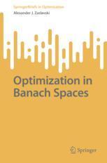 Banach Spaces Optimization 预订