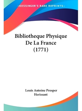 预订 Bibliotheque Physique De La France (1771): 9781104624392
