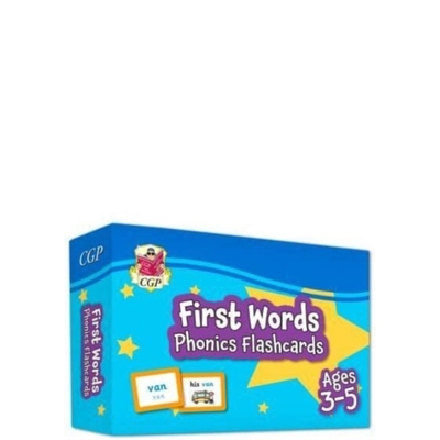 预订 First Words Phonics Flashcards for Ages 3-5 适合3-5岁儿童的“*个单词”拼音卡片: 9781789087901