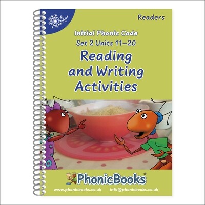 预订 Phonic Books Dandelion Readers Reading and Writing Activities Set 2 Units 11-20: Consonant digraphs and simple two-
