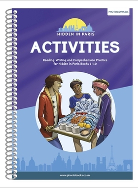 预订 Phonic Books Hidden in Paris Activities: Alternative vowel and consonant spellings, and Latin suffixes 巴黎隐藏的自