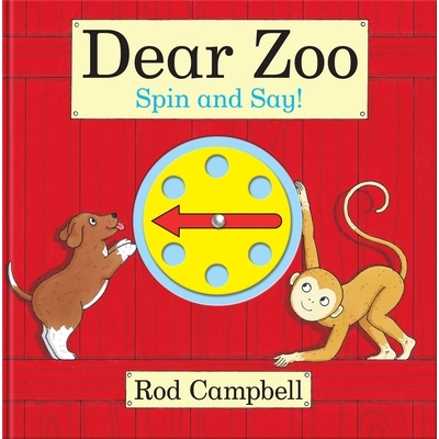 预订 Dear Zoo Spin and Say!: An interactive spinner book based on the bestselling preschool classic 亲爱的动物园，旋转说