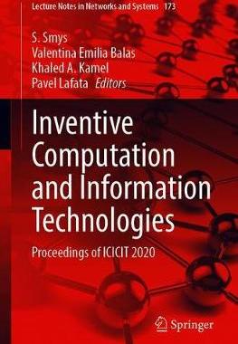 【预订】Inventive Computation and Information Technologies
