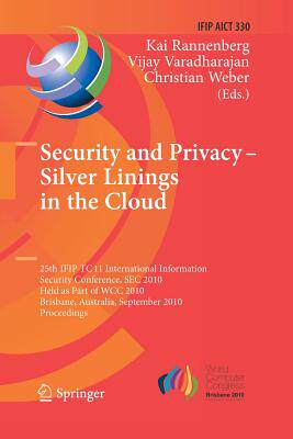 【预订】Security and Privacy - Silver Linings in the Cloud