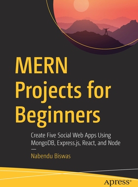 【预订】MERN Projects for Beginners 9781484271377