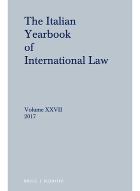 预订 Italian Yearbook of International Law 27 (2017) 意大利国际法年鉴，第27卷（2017年）: 9789004391796