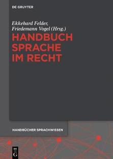 预订 Recht Handbuch 9783110295795 Sprache