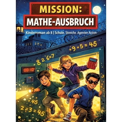 预订 Mission: Mathe-Ausbruch: Kinderroman ab 8 Schule, Streiche, Agenten-Action 9783384819055
