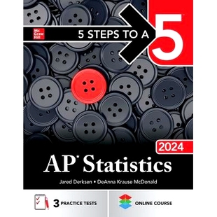 预订 5 Steps to a 5: AP Statistics 2024: 9781265263102
