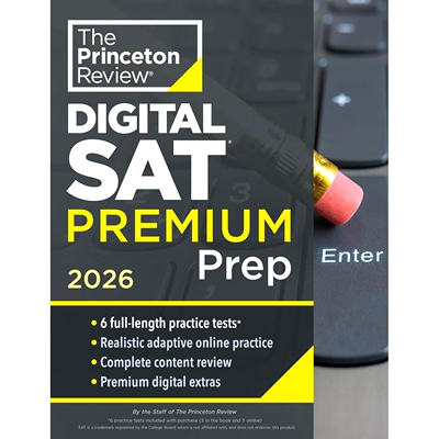 预售 普林斯顿 2026版 SAT高级备考指南 英文原版 Princeton Review Digital SAT Premium Prep