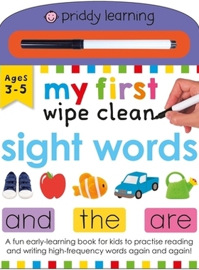 预订 My First Wipe Clean Sight Words: A fun early-learning book for kids to practise reading and writing high-frequency