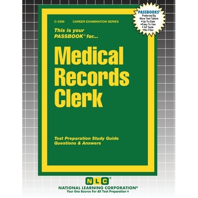 预订 Medical Records Clerk 9781799323099