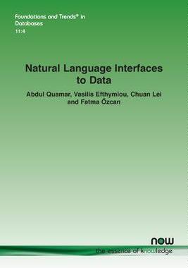 [预订]Natural Language Interfaces to Data 9781638280286
