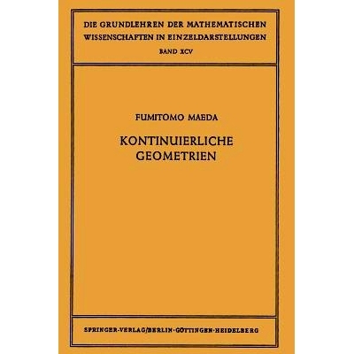 预订 Kontinuierliche Geometrien: 9783642947285