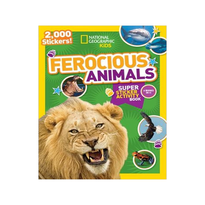 [预订]National Geographic Kids Ferocious Animals Super Sticker Activity Book: 2,000 Stickers! 9781426321092