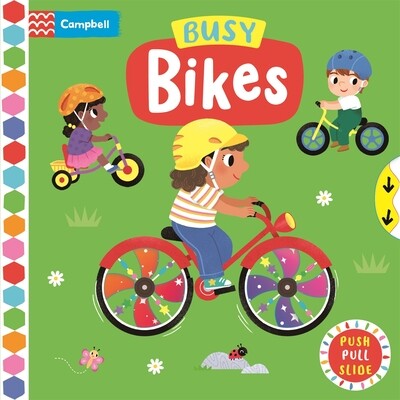 预订 Busy Bikes: A Push, Pull, Slide Book 繁忙单车: 9781529084603