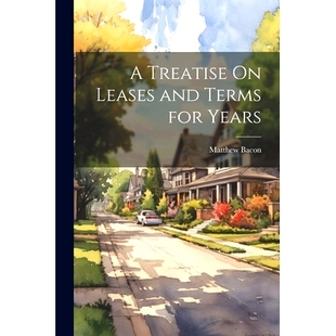 Leases Years 9781022691148 for Treatise Terms 预订 and