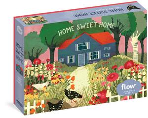 Home Sweet Home 1,000-Piece Puzzle: (Flow) for Adults Families Picture Quote Mindfulness Game Gift J