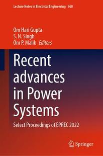 advances Recent Power 9789811966040 Systems 预订