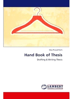 预订 Hand Book of Thesis: Drafting & Writing Thesis: 9783659342585
