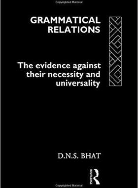 【预售】Grammatical Relations