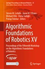 【预订】Algorithmic Foundations of Robotics XV 9783031210891